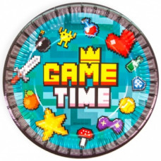 Тарелки (7''/18 см) Game Time, Пиксели, 6 шт. Тарелки (7''/18 см) Game Time, Пиксели, 6 шт.