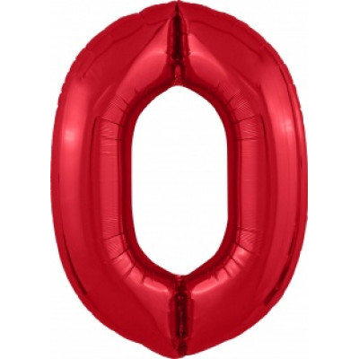 Шар (40''/102 см) Цифра, 0 Slim, Красный, 1 шт. в уп. Шар (40''/102 см) Цифра, 0 Slim, Красный, 1 шт. в уп.