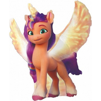 Шар (12''/30 см) Мини-фигура, My Little Pony, Лошадка Санни, 1 шт. Шар (12''/30 см) Мини-фигура, My Little Pony, Лошадка Санни, 1 шт.