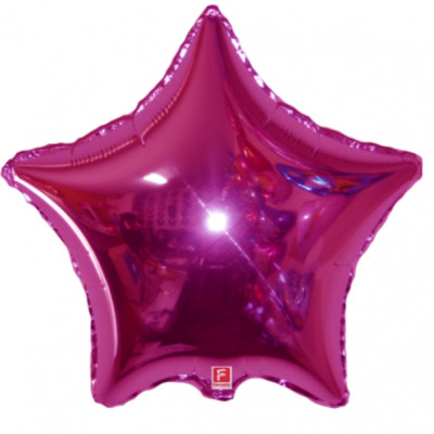 шар 80см. Звезда большая малиновая fuchsia шар 80см. Звезда большая малиновая fuchsia