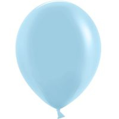 Упаковка 100шт. Шар (10/25 см) Голубой, пастель Упаковка 100шт. Шар (10/25 см) Голубой, пастель