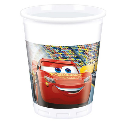 Стаканы пластиковые "Тачки 3" / Cars 3 200мл бр 8шт Стаканы пластиковые "Тачки 3" / Cars 3 200мл бр 8шт