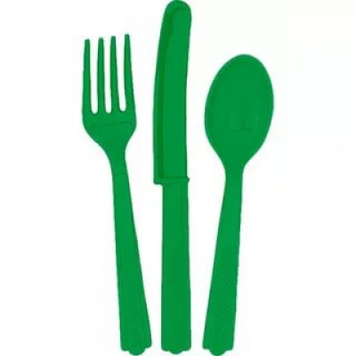 Столовые приборы 24шт. - Kiwi Green (салатовый)