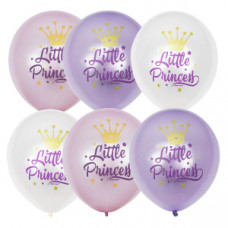 Упаковка шары 25шт/30см - Девочка/ Little Princess принцесса Упаковка шары 25шт/30см - Девочка/ Little Princess принцесса