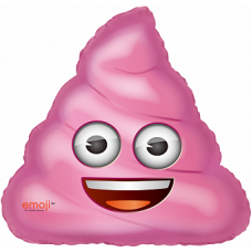 Шар (31''/79 см) Фигура, Мороженое Emoji, Розовый какашка Шар (31''/79 см) Фигура, Мороженое Emoji, Розовый какашка