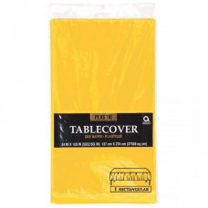 Скатерть желтая Yellow Sunshine 1,4х2,75м ДЕЛЮКС Скатерть желтая Yellow Sunshine 1,4х2,75м ДЕЛЮКС