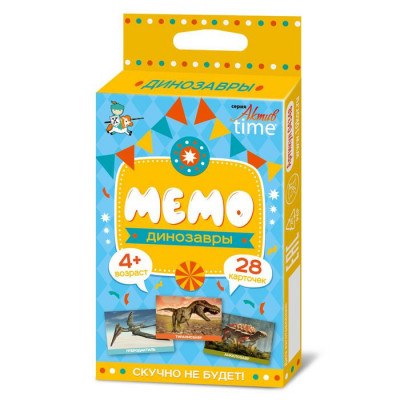 Настольная игра «Мемо. Динозавры» Настольная игра «Мемо. Динозавры»