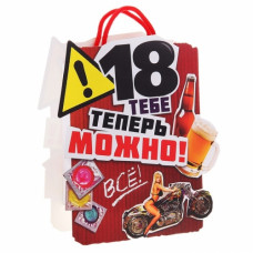 пакет 11*14*5,5см. - «Все можно 18 лет» пакет 11*14*5,5см. - «Все можно 18 лет»