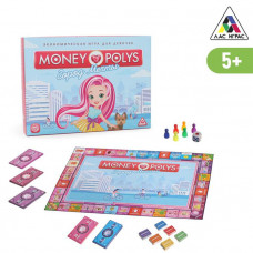 Экономическая игра для девочек «MONEY POLYS. Город мечты», 5+ Монополия Экономическая игра для девочек «MONEY POLYS. Город мечты», 5+ Монополия