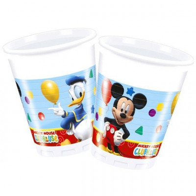 Стаканы пластиковые "Игривый Микки Маус" / Playful Mickey 200 мл. 8 шт. БР Стаканы пластиковые "Игривый Микки Маус" / Playful Mickey 200 мл. 8 шт. БР