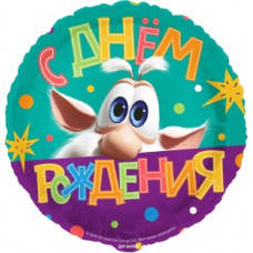Шар (18''/46 см) Круг, Буба, С Днем Рождения, 1 шт. в уп. Шар (18''/46 см) Круг, Буба, С Днем Рождения, 1 шт. в уп.