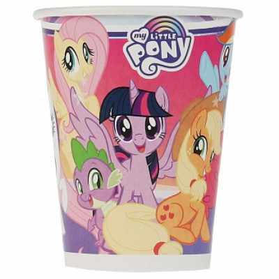 Стаканы (250 мл) My Little Pony, 6 шт.ПОНИ Стаканы (250 мл) My Little Pony, 6 шт.ПОНИ