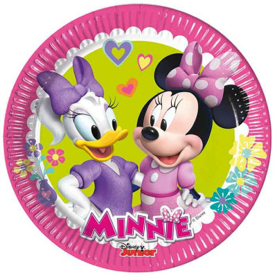 Тарелки "Стильная Минни Маус - 2" / Minnie Happy Helpers 20 см. 8 шт. Тарелки "Стильная Минни Маус - 2" / Minnie Happy Helpers 20 см. 8 шт.